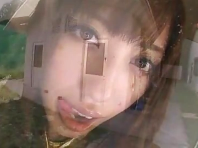 Doting Japanese with long hair giving huge dick blowjob in hardcore compilations