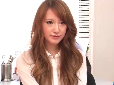 Mai Shirosaki amazes with her creamy Asian pussy