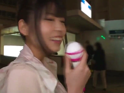 Much older dude gets to bang sexy Yura Sakura from behind