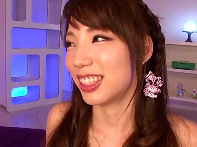 Sexy Yui Fujishima in Lingerie Getting a Hard Fucking in Threesome