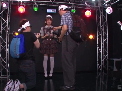 Yuri Sasahara is a horny chick in need of a couple of dicks