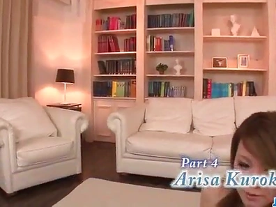 Busty Angel Arisa Kuroki Tempts Two Men into Steamy Threesome Delight