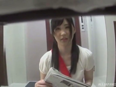 Naughty Hallway Quickie: Saitou Miyu's Steamy Dick-Sucking Encounter