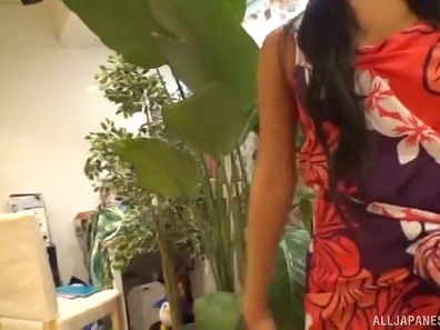 Long hair Japanese dame sex hole throbbed hardcore doggystyle