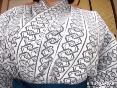 Hardcore fucking on the floor with a hot ass Japanese model