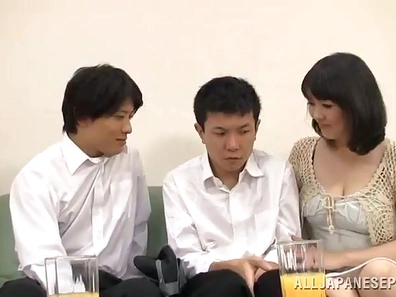 Tokyo's Mature Hotness Hitomi Expertly Gives Head Before Scissor Sex