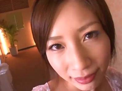 Hot Bikini-Wearing Japanese Milf Gives Blowjob Before Getting Fucked Hard