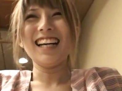 Horny Japanese AV Model sucks a cock and gets fucked