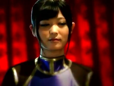 Sultry Leather-Clad Asian Beauty Enjoys Hardcore Gangbang With Her Juggs