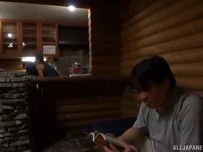 Sucking on a delicious dick pleases Heki Takashima more than anything