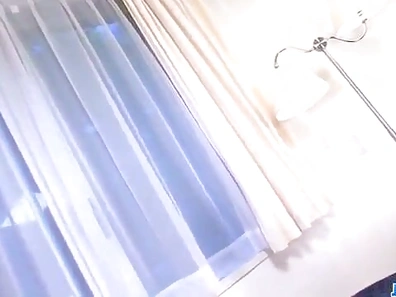 Tempting Jyunko Hayama Teases Her Shaved Pussy Solo Playfully