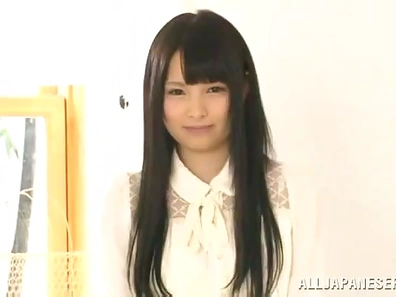 Sensual Mihono Sakaguchi Reveals Her Fuzzy Cooney with Sultry Striptease