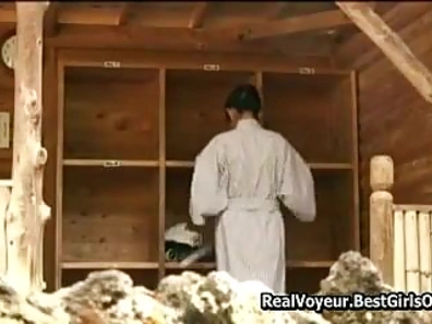 Passionate Japanese Couple Enjoying Steamy Sex in Mixed Public Bath