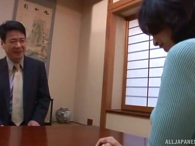 Japanese Wife Drops Panties for Balls Deep Fucking Action