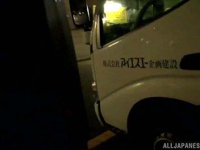 Natural-Titted Japanese Chick Receives Hard Facial Cumshot Blowjob