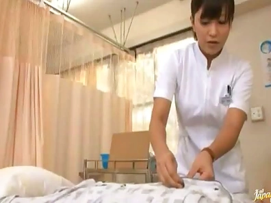 Seductive Asian Nurse Takes Patient Deeply