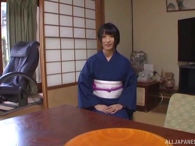 Horny Japanese Girl Gives POV Blowjob in Homemade Video