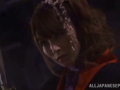 Sultry Japanese Babe Moans Loudly While Getting Drilled Doggy Style