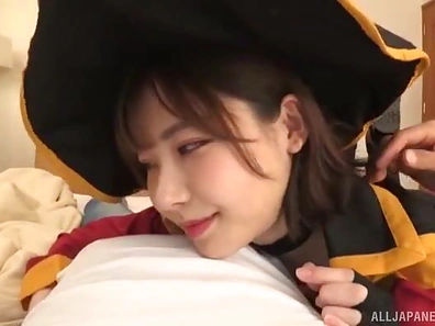 Eimi Fukuda Delights With Stunning Blowjob Before Riding Her Lover Hard