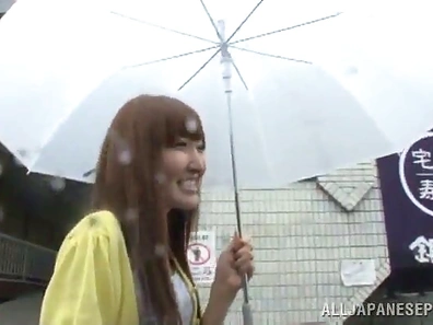 Sultry Japanese Cowgirl Takes Oral Pleasure While Giving Blowjobs