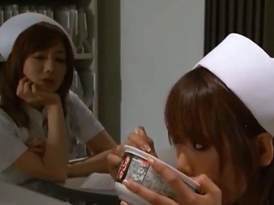 Akina Moans Loudly During Kinky Lesbian Sex With Double-Sided Dildo