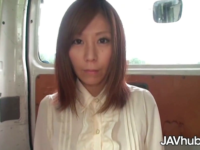 Chihiro Akino Gets Wildly Fucked Inside Her Car by horny Stranger