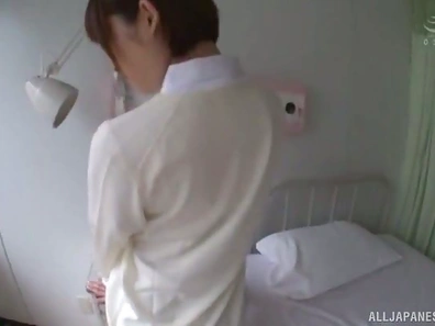 Hot Japanese Nurse Gives Blowjob Before Steamy Patient Sex Session
