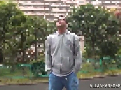 Seductive Asian Brunette Gets Teased Vibrator Style Inside Van Backseat