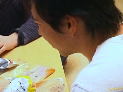 Misora Shindo Teases Her Pussy With Cucumber Before Getting Fucked Hard