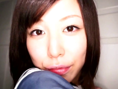 Hot Japanese Blowjob Stiffens His Cock Perfectly Before Pussy Fuck