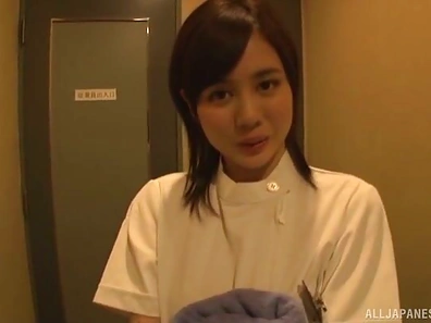 Sensuous Asian Beauty Licking Cock Gets Her Hairy Pussy Creamed Hard