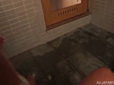 Submissive Maid Tsubomi Kneels Eagerly, Giving A Deep Blowjob