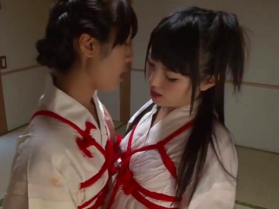 Japanese Lesbians Get Steamy With Sloppy Tongue Kissing Action