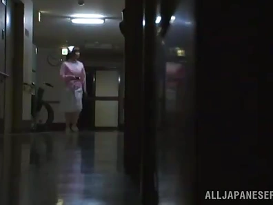 Seductive Japanese Nurse Blows Hard Cock Before Getting Nailed Wildly