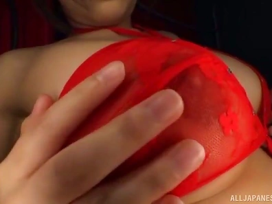 Seductive Sakura Nene Teases Close-Up Before Getting Hard Fucked