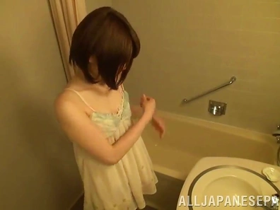 Blindfolded Mirai Asano Gets Facial Cummed by Lucky Guy