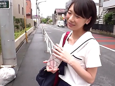 Mashiro-chan, with her tiny tits and beautiful ass, is a dirty girl w The gap between the first time and the best time is when she is moaning pleasantly!