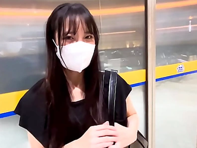 Part1 [Hana (18)] I handed over 100,000 yen to the tall and slender J, and I was able to have such mad sex!