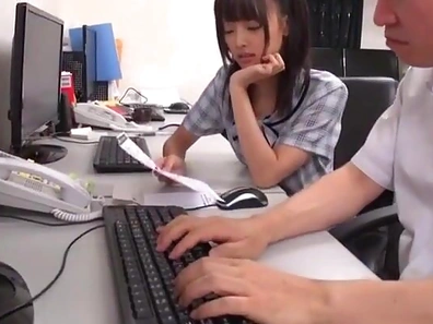 Naughty Japanese Intern Tempts Her Boss in Steamy Kinky Office Encounters