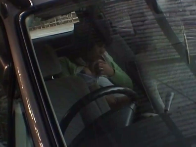 Naughty Japanese Sweetheart Caught Self-Pleasuring in Her Car