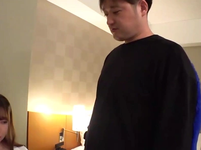 Hot Japanese Wife Has Steamy Sex by Lover Right Before Husband's Eyes