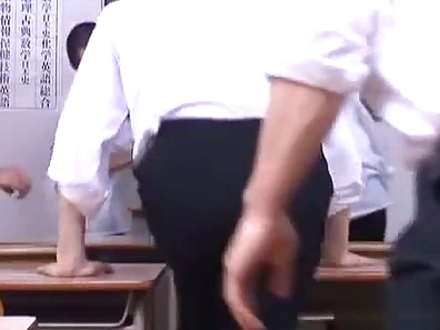 Sultry Nanami Kawakami Takes On Her Class In A Hot Classroom Bukkake