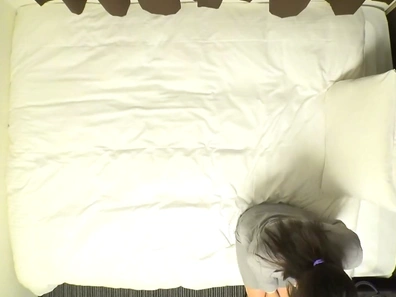Voyeur Spy Catches Japanese Lady Self-Pleasing Solo in Cozy Hotel Hideaway