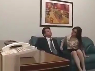 Japanese Secretary Pleasures Tired Boss to Fulfill His Secret Fantasies