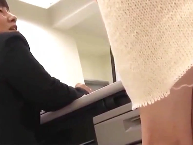 Seductive Japanese Teacher Gives Blowjob and ReceivesCumshot After Tests