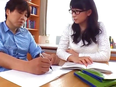 Cute Japanese Student Deepthroats Her Mature Teacher's Cock in Sexy Scene