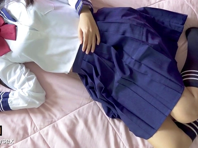 Sultry Uniformed Teen Gets Her Wet Pussy Fucked by Stranger's Hard Cock