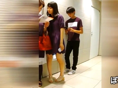 Naughty Japanese Schoolgirl Teases While Jacking Off Gets Pussy Drenched