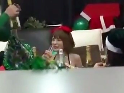 Wife's Xmas Night Ruined by Her Husband’s Horny Time-Thief Friend