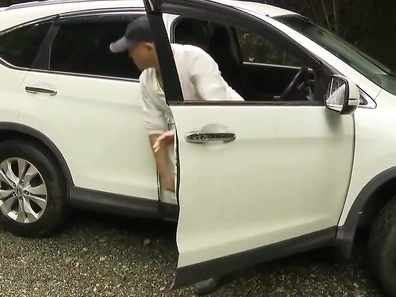 Mountain Bondage Bliss: Shackled Beauty Submits to Outdoor Pleasures